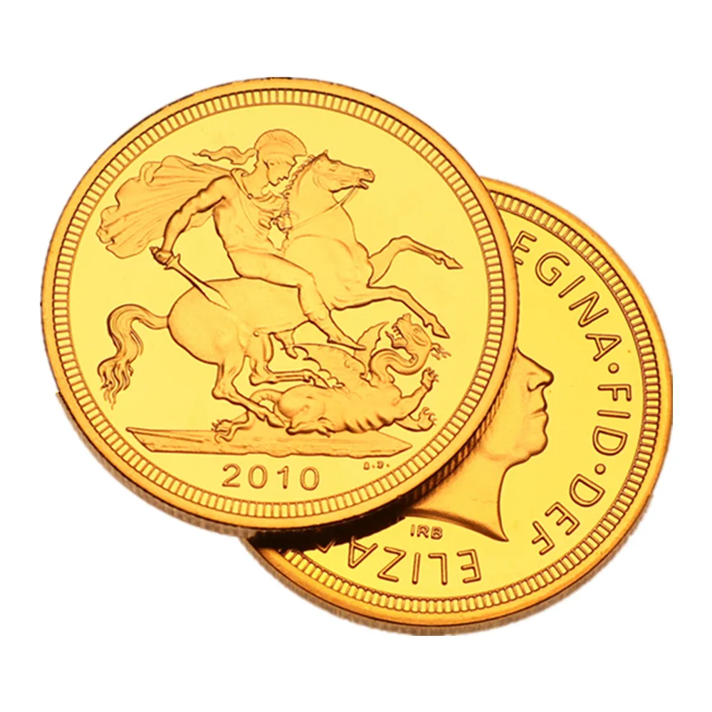 

2010 British St George Dragon Gold Sovereign Coin