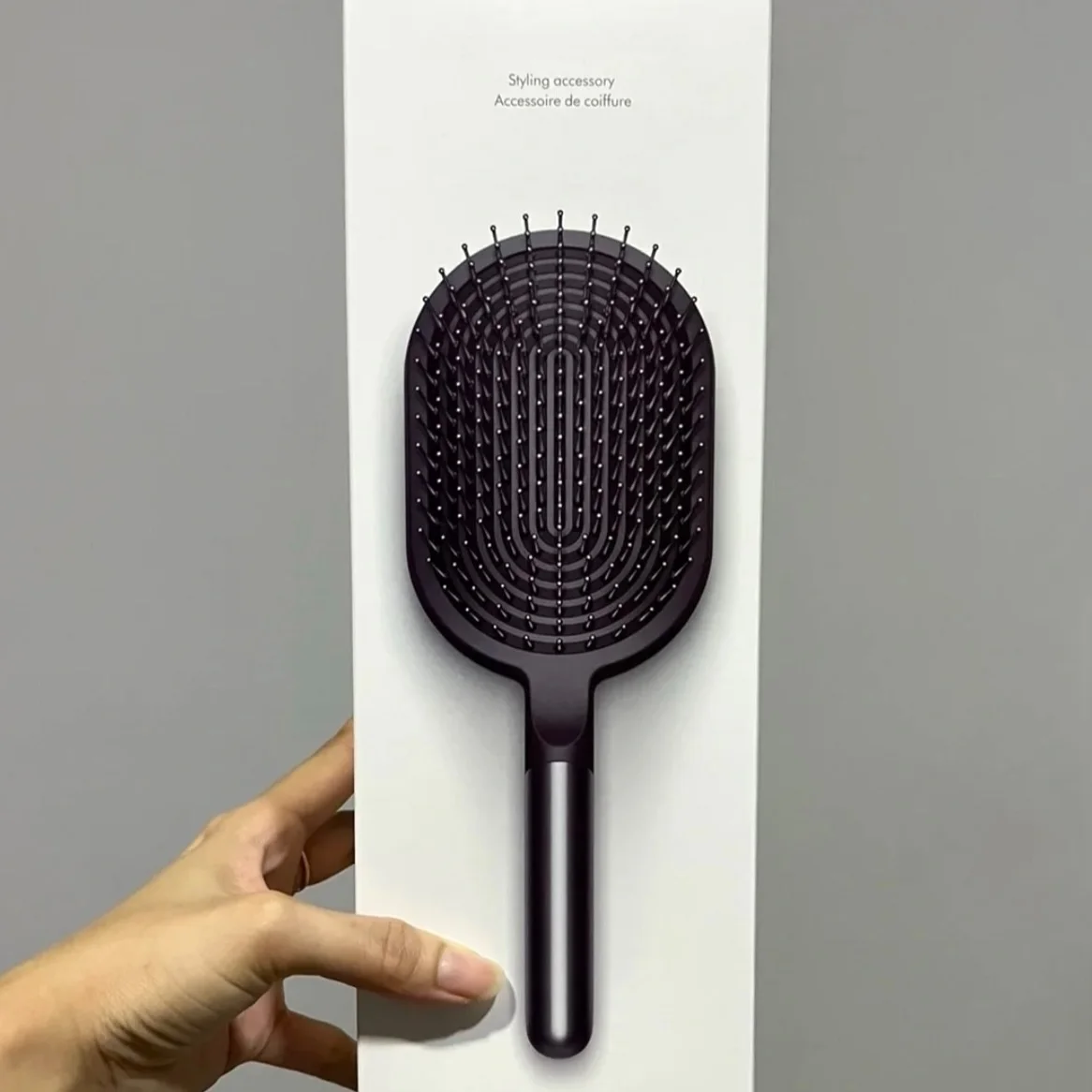 2Pcs Premium Detangling Comb and Paddle Brush Set for Men and Women Wet or Dry Hair Designed to Use with Hairdryer and Daily Use 2pcs pack side brush roll brush comb for xiaomi mijia styj02ym vacuum cleaner