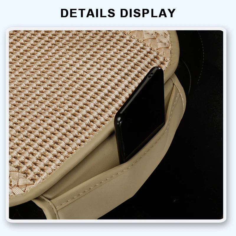 Breathable Ice Silk Car Seat Cover for Sedan Suv
