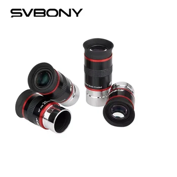 SVBONY Telescope Eyepiece 6/9/15/20mm Telescope Accessory 1.25" 68 Degrees UWA Eyepieces Set for Astronomical Telescope