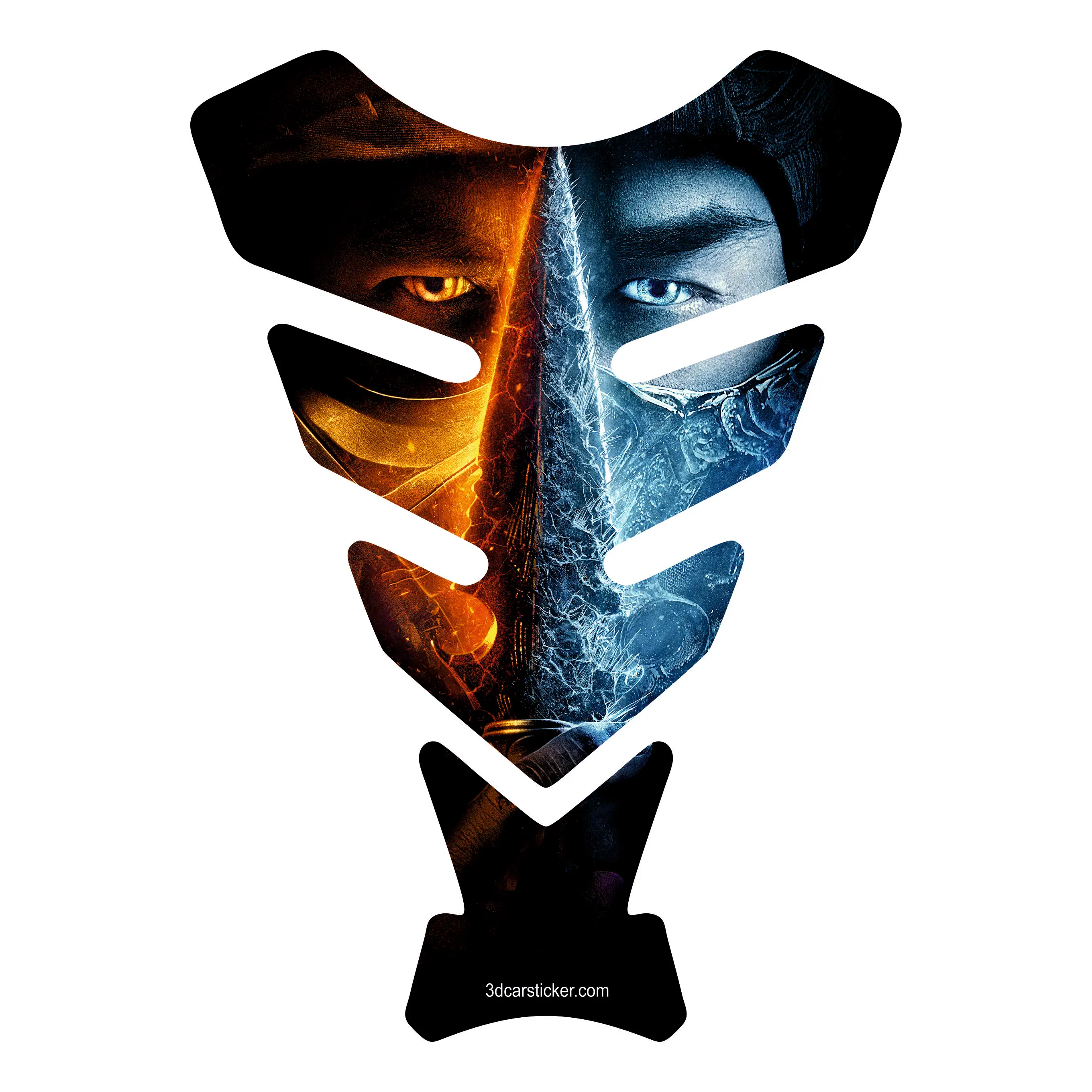 

Коврик для резервуара, топливный протектор, 3D наклейка, наклейка, мотоцикл, газ, защита, Mortal, боевая игра, Subzore Scorpion Goro