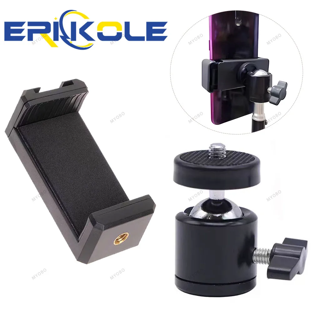 Flashlight Bracket Video Light Hot Shoe 1/4 Tripod Mount Adapter For Smart Phone DSLR DV Cameras