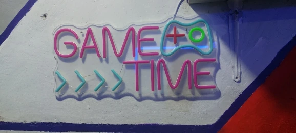GAME TIME LED Neon Sign, customer photo