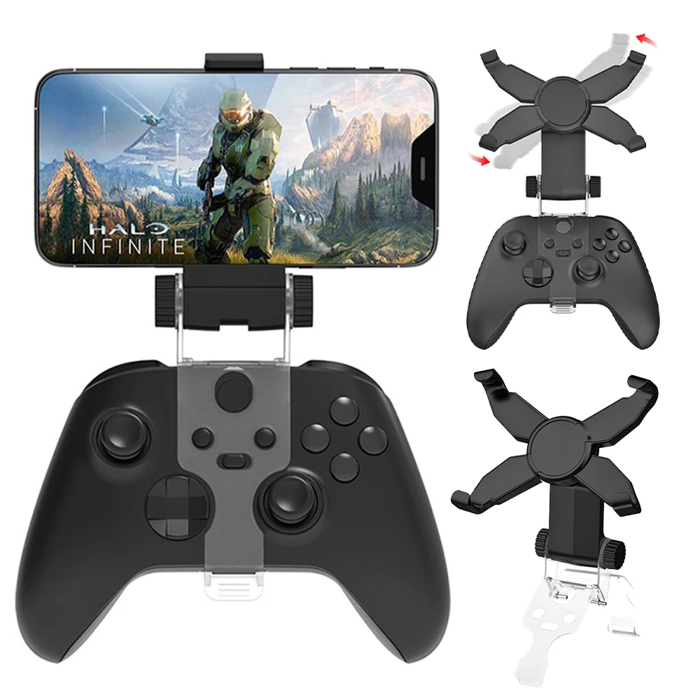 Mobile Gaming Clip for Xbox One Wireless Controllers Smartphone Clamp/Game  Clip Fit For Microsoft Xbox One Slim Controller Mobile Phone Holder For XBOX  ONE S Gamepad Joypad 