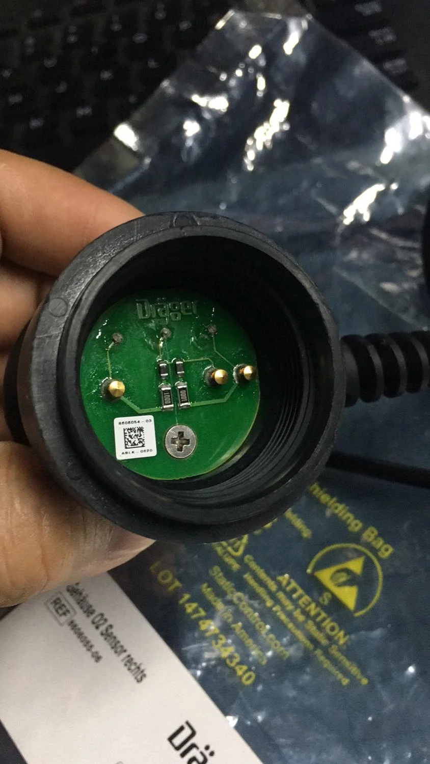 Drager PN:8606055 Housing ASM O2 Sensor for fabius(New,Original)