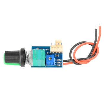 Regolatore di velocità ventola PWM a quattro fili 12V DC, modulo di controllo velocità ventola e riduzione rumore con interruttore rotativo, spegnibile