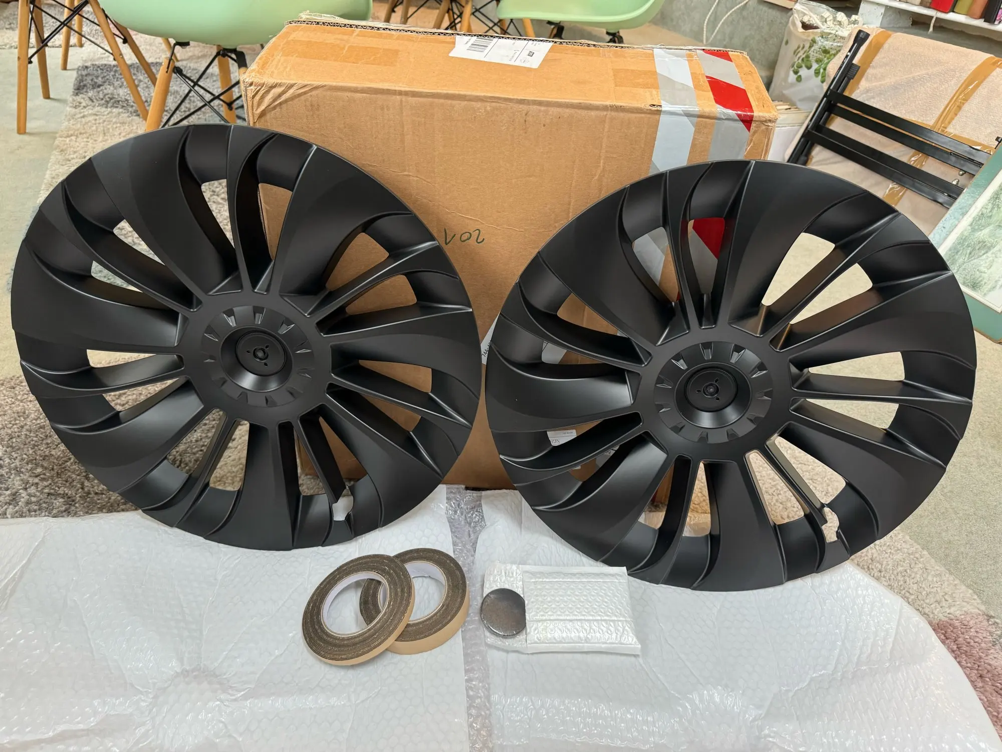 Teslahubs™ Wheel Caps customer photo
