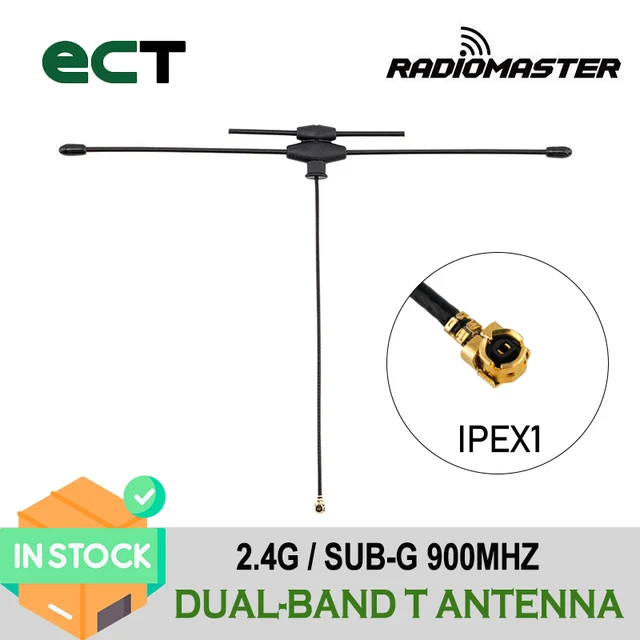 Radiomaster IPEX1 2.4GHz / Sub-G 900MHz Dual-Band T Antenna 1