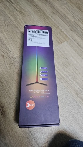 Smart Corner Floor Lamp with APP Control and 16 Million Color photo review