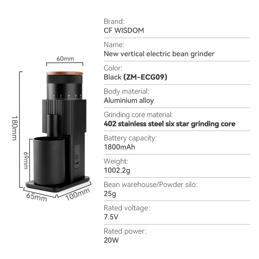 مطحنة قهوة كهربائية شفرة 420