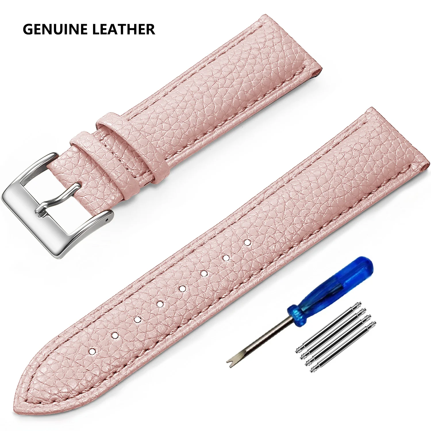 Luxurious Top Grain Leather Watch Straps - Premium Replacement Bands