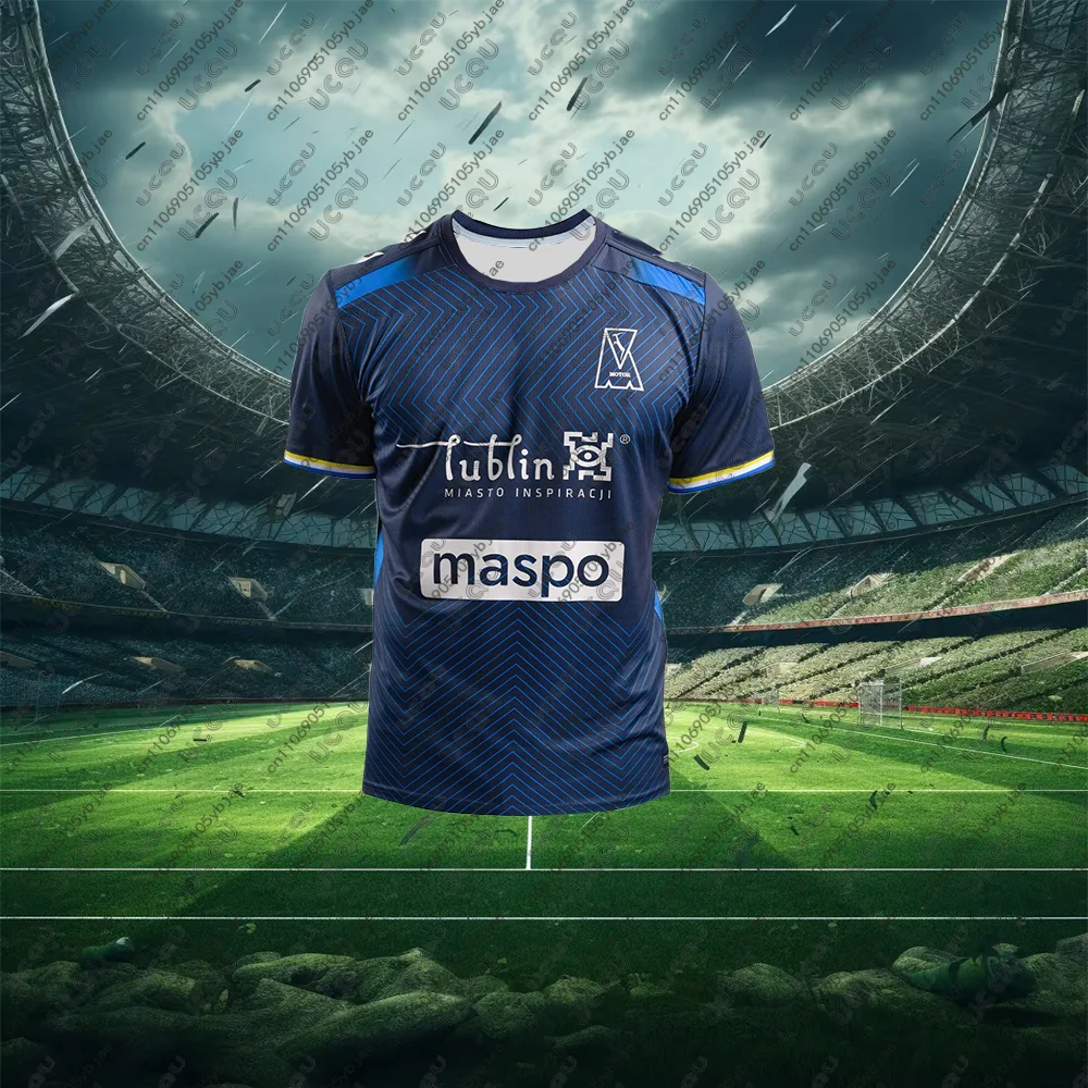 2025-26 남성 아동 소년 통기성 축구 유니폼 상의 홈 축구 스포츠 어웨이 서드 M-모터 L-루블린 가을 스포츠웨어 P-폴란드