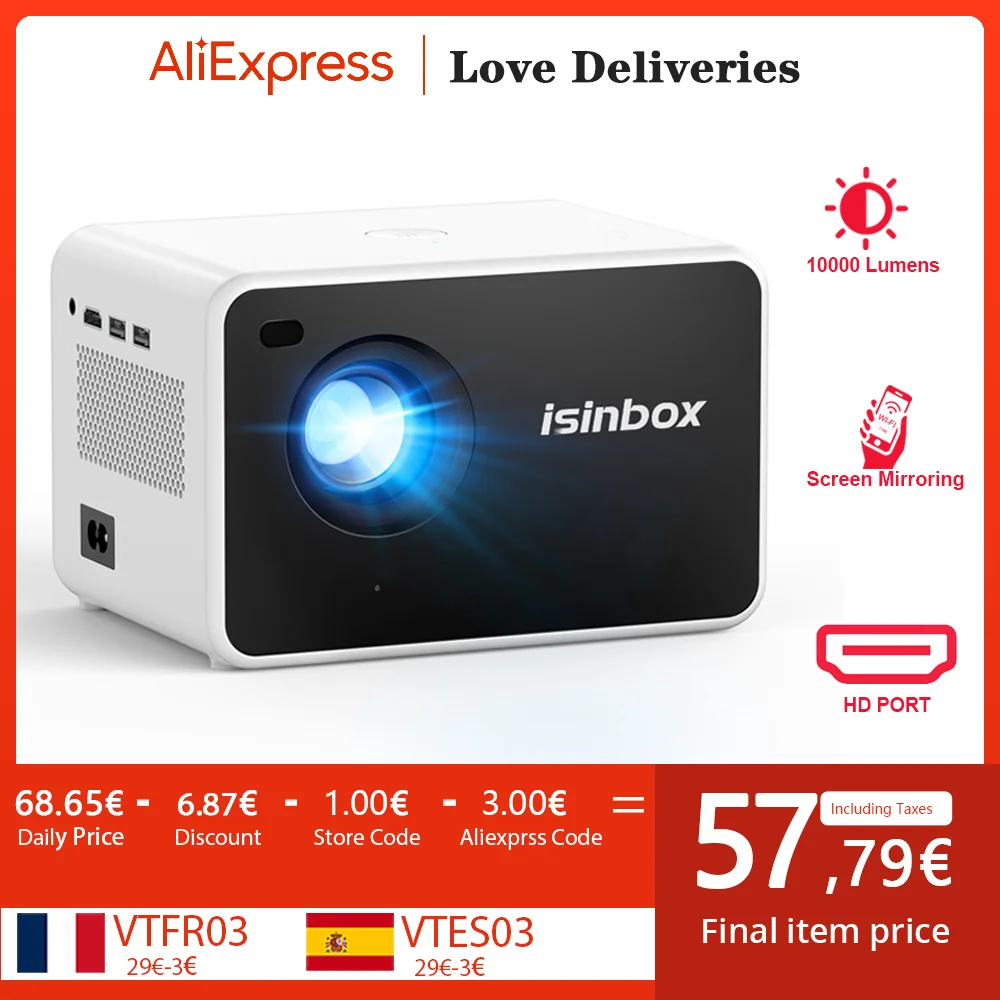 P2 Mini Proiettore Portatile 5G Wifi Tv Proiettore Home Theater Cinema Led Videoproiettori Supporto 1080P 4K Film Tramite Porta Hd