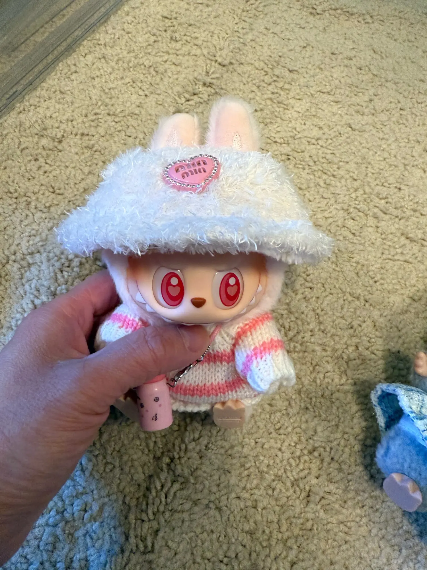 Labubu Doll Clothes: 15/17CM Idol Kpop Style Mini Plush Overalls Set photo review