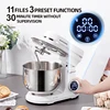 SUNATUR Planetary Stand Mixer 5.5L Knead Machine Processor Cake Baking Dough Home Appliance Electric Mix Blender800W Kitchenaid 2