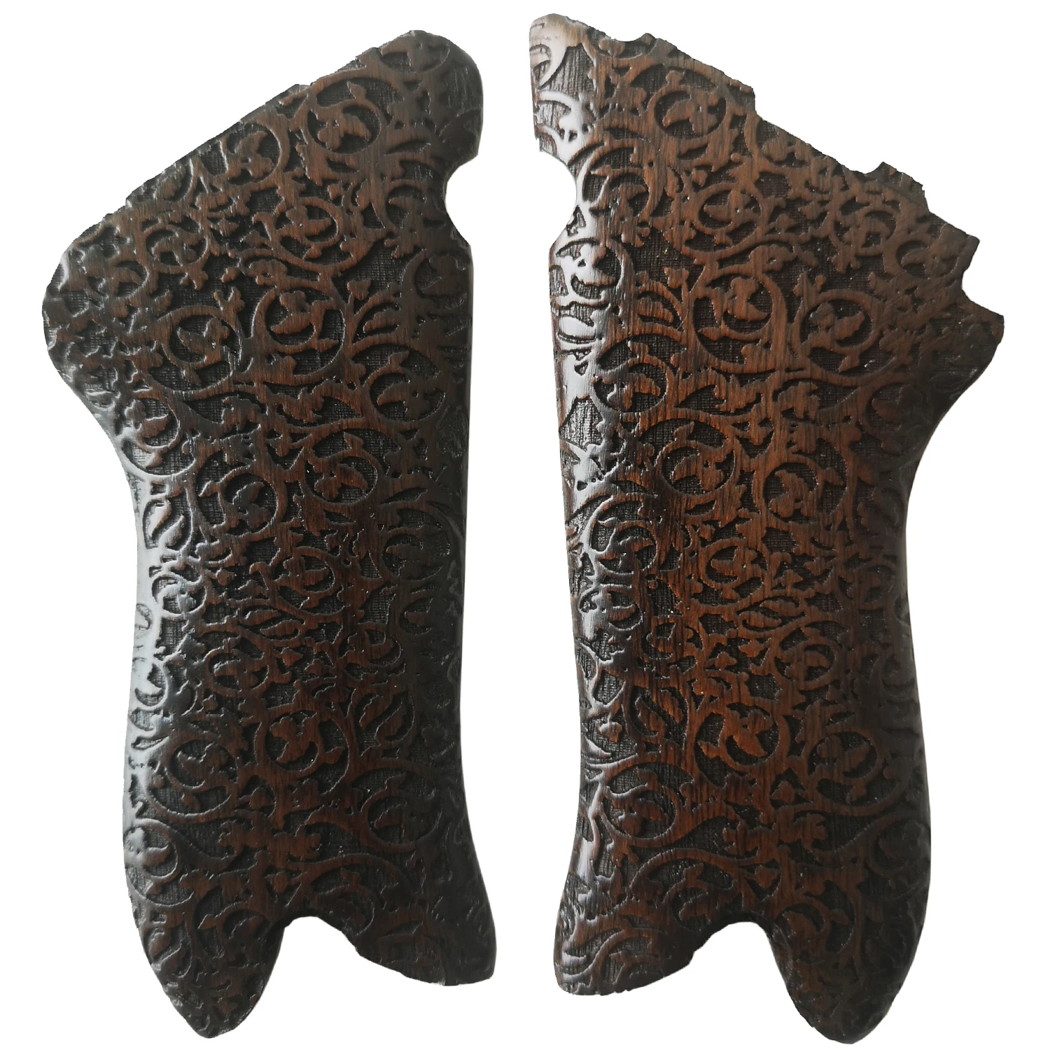 

Classic German Parabellum Luger P-08 Model Floral Embroidered Wooden Grip Set