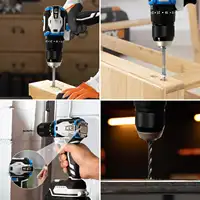Perceuse à percussion sans fil, tournevis électrique, perceuse à percussion électrique, mini perceuse à main sans fil, outils électriques pour batterie Makita 18V 5