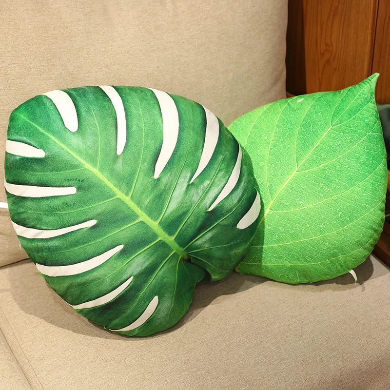 Leaf Pillow Succulent Leaf Shaped Throw Pillow For Indoor Couch Sofa Living Room Home Decor Plant Lovers Garden Lovers 4