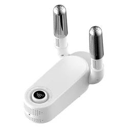 Foldable UV Shoe Sanitizer & Deodorizer with Constant Temperature Drying - US (White color)