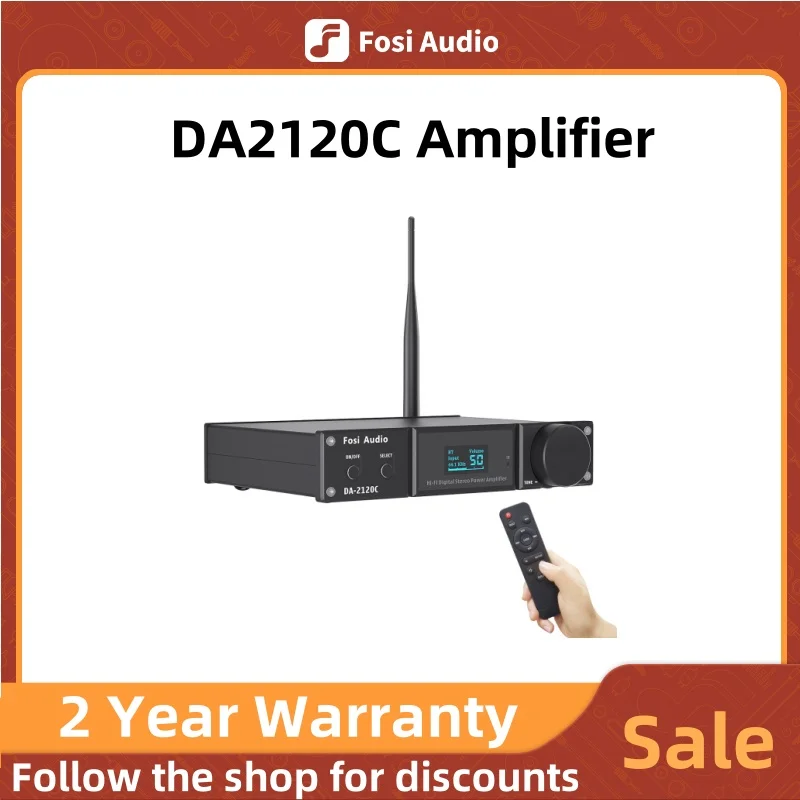 Fosi-Audio-DA2120C-Bluetooth-Amplifier-120W-x2-Stereo-HiFi-2-1-Channel ...