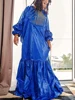 Abimbola Long Dashiki Embroidery Dress