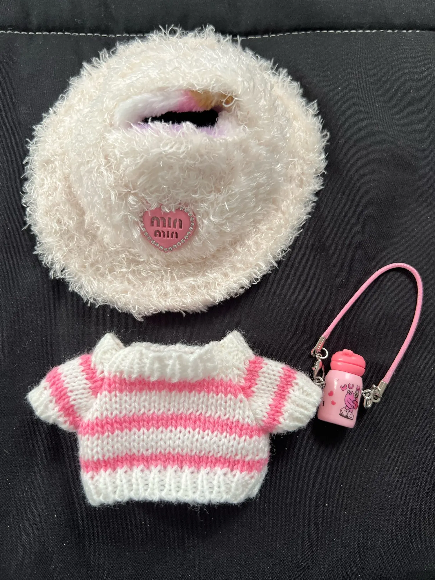 Labubu Doll Clothes: 15/17CM Idol Kpop Style Mini Plush Overalls Set photo review