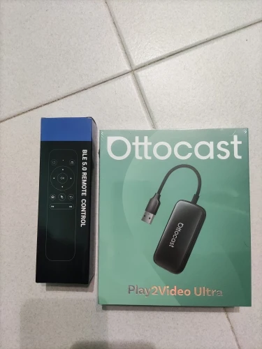 OTTOCAST Play2Video Ultra Wireless CarPlay Android Auto Adapter