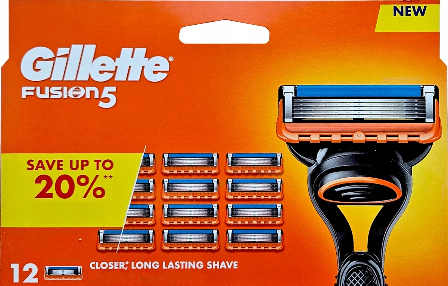 GILLETTE FUSION 5 WKŁADY DO MASZYNKI 12 SZTUK  z Polski za $33.56 / ~127zł