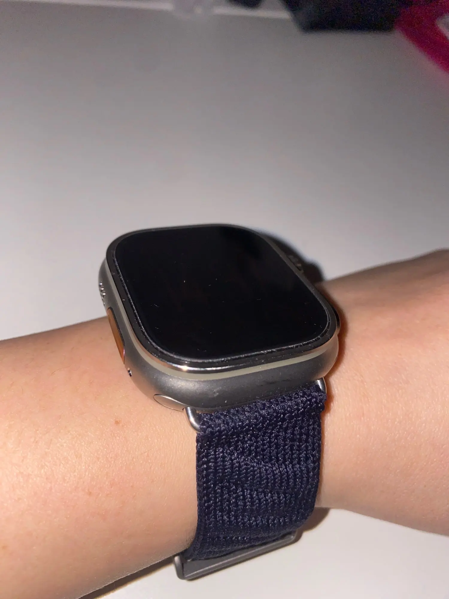 Apple Watch Single Tour Band 49mm bleu nuit en mer single tour nylon strap photo review