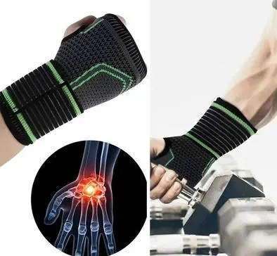 Munhequeira Ortopédica de Alta Compressão com Alças Ajustáveis – Alívio Imediato da Dor!