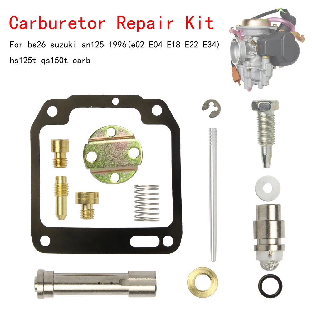 Карбюратор для модели bs26 suzuki burgman125 an125 (e02 E04 E18 E22 E34) hs125t qs150t 1995-2007 carb