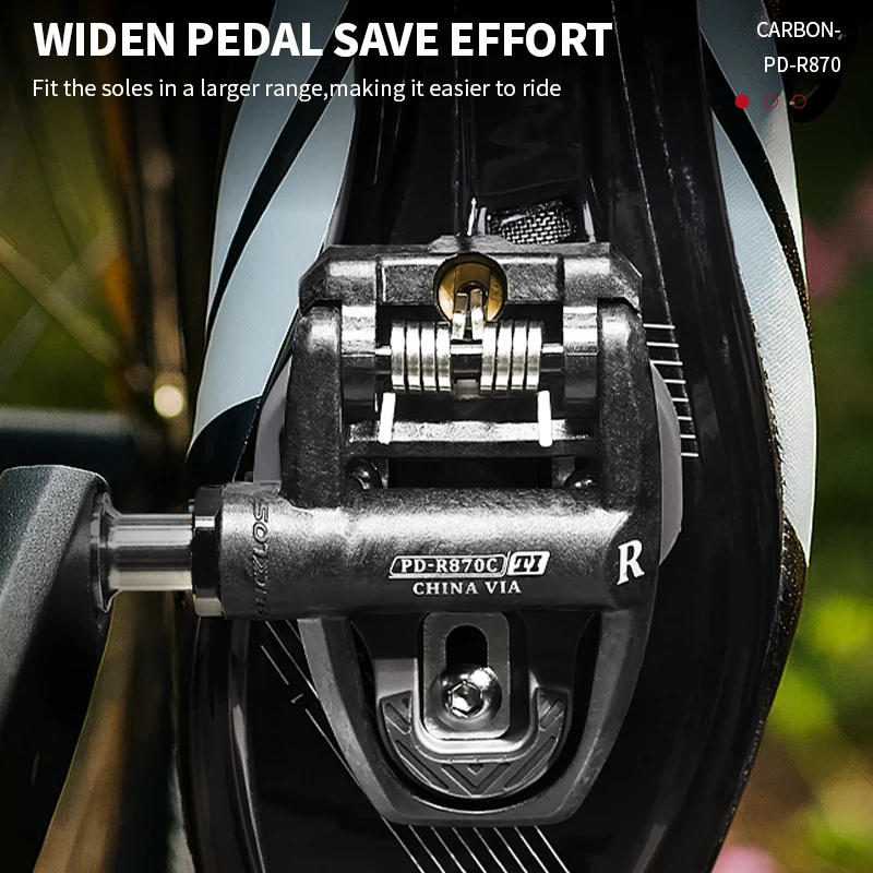 BUCKLOS Road Bike Pedals for LOOK KEO Self-locking Pedal Carbon