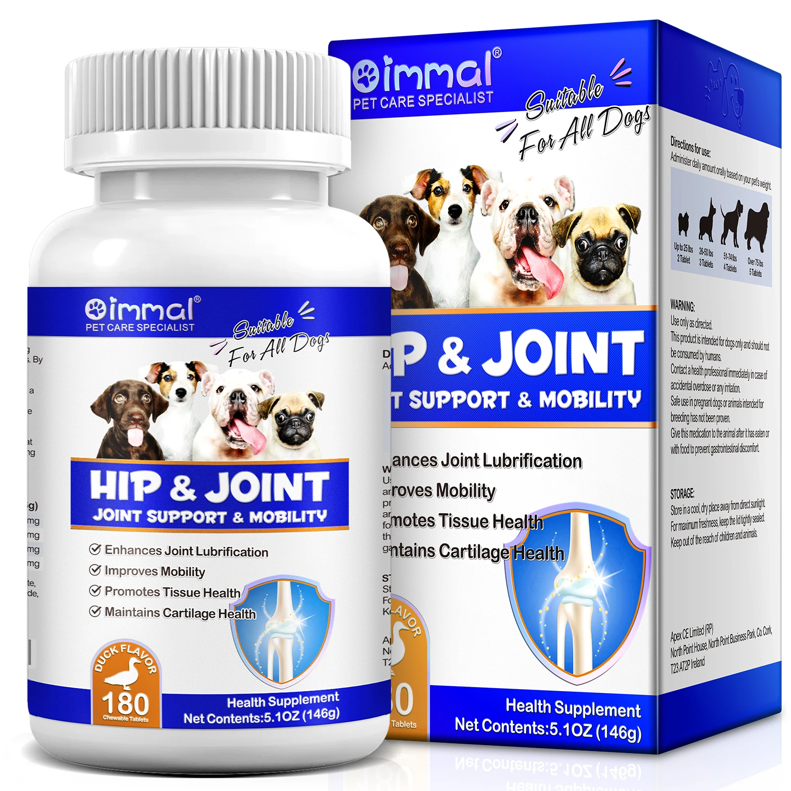 Pet Nutrition Supplement Pet Multivitamin Supplements Hip and Joint Supplement Nourishing Support for Your Canine Companions Mobility and Flexibility Support Joint Health for Dogs