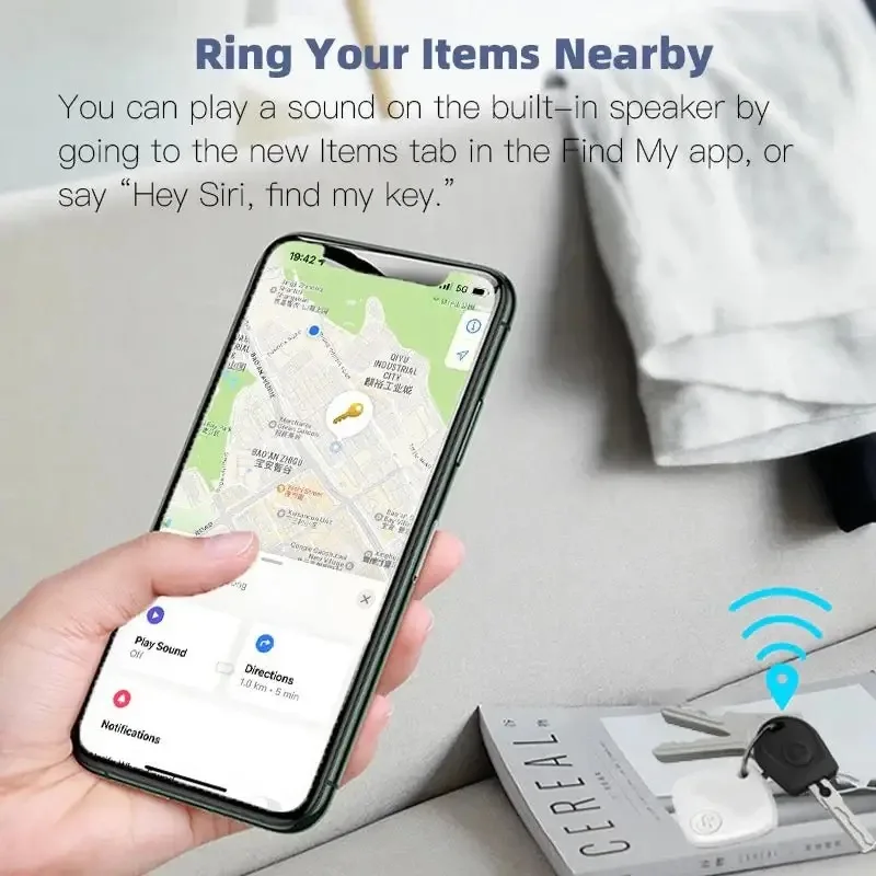 Mini Tracking Device for Apple Find My-Key, Child, Pet, Car GPS Bluetooth Tracker