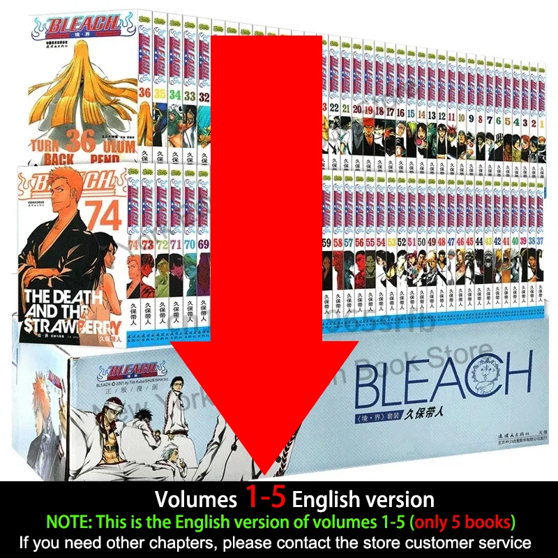 Bleach Coleçao Completa 1 Ao 74 Mangá (com O 73)