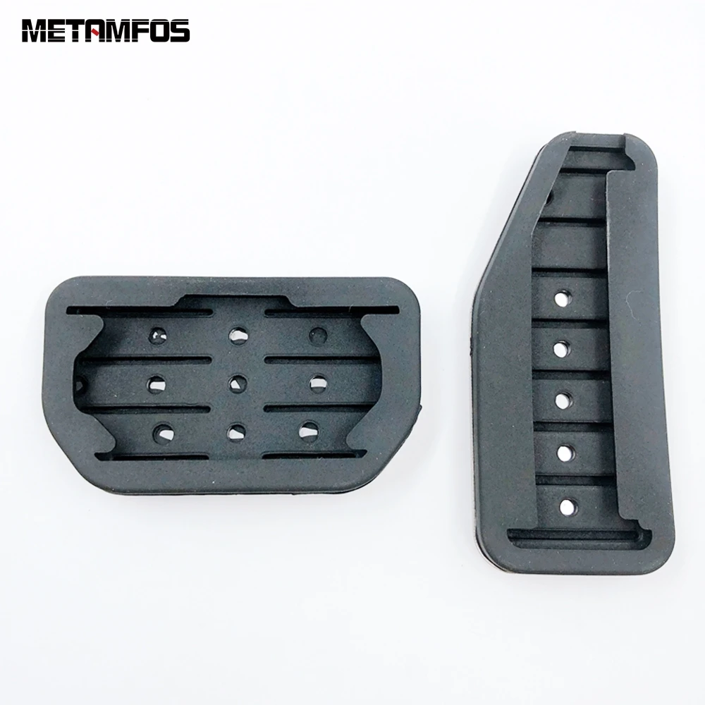 AT MT Car Foot Pedals For Suzuki Lapin Spiano 2015 Stainless Steel Gas Brake Pedal Cover Pads