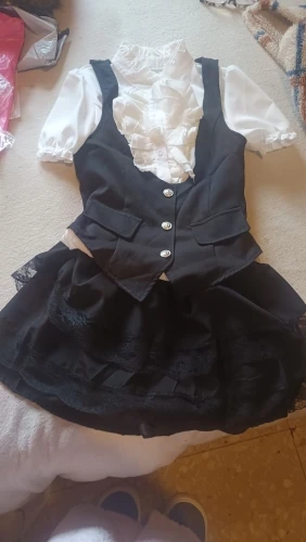 Preppy Style Dress Set - Ouji Aesthetic photo review