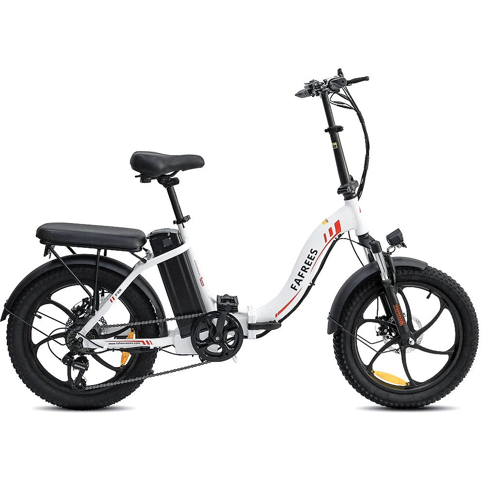 

FAFREES-Electric City Bicycle, F20, Super Long Battery, E-bike, 20 Inch Fat Tire, 250W, 3 Riding Modes