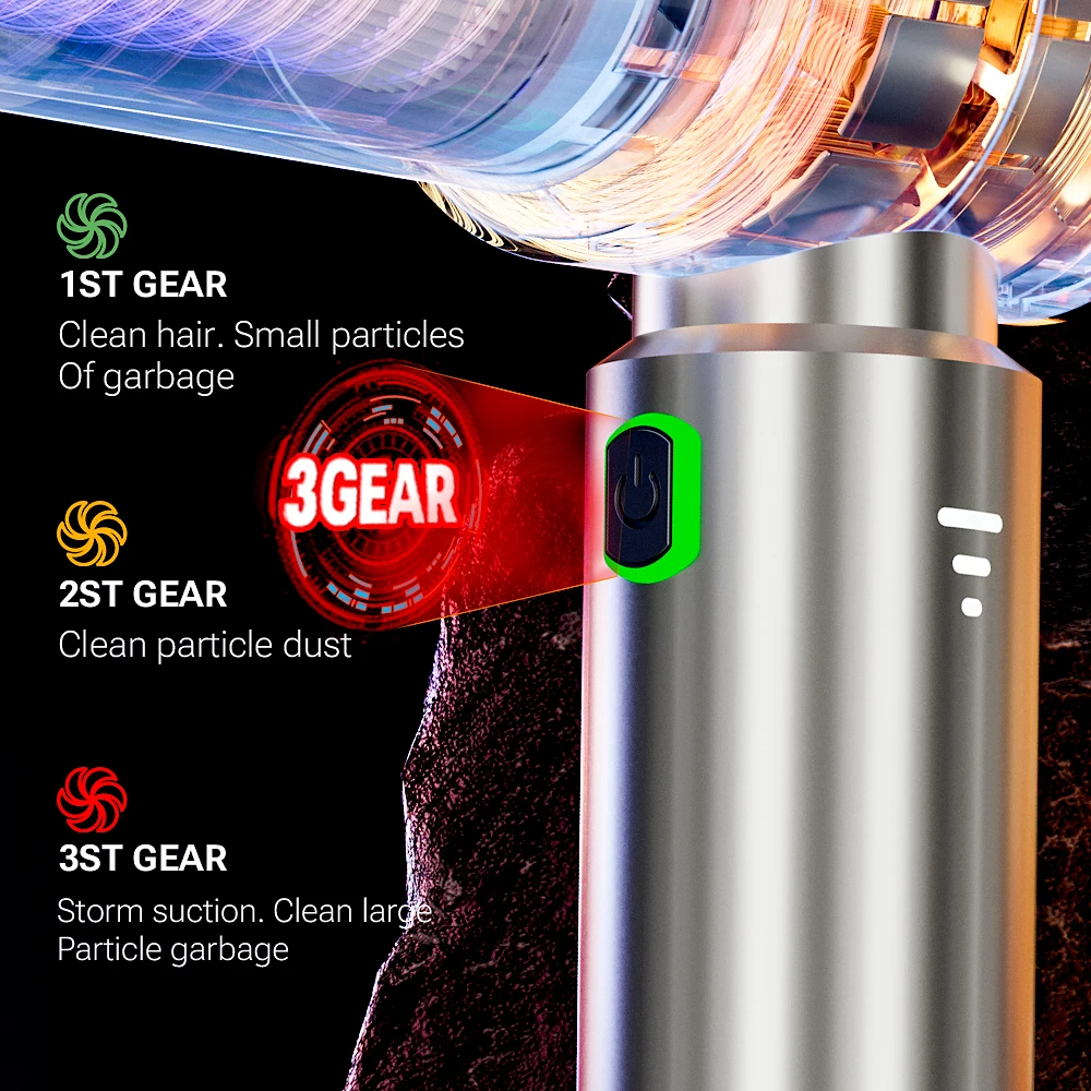 SZUK C012 985000Pa Car Vacuum Cleaner Portable Handheld Wireless Strong Suction Car Cleaner Cleaning Machine Mini Vacuum Cleaner 4