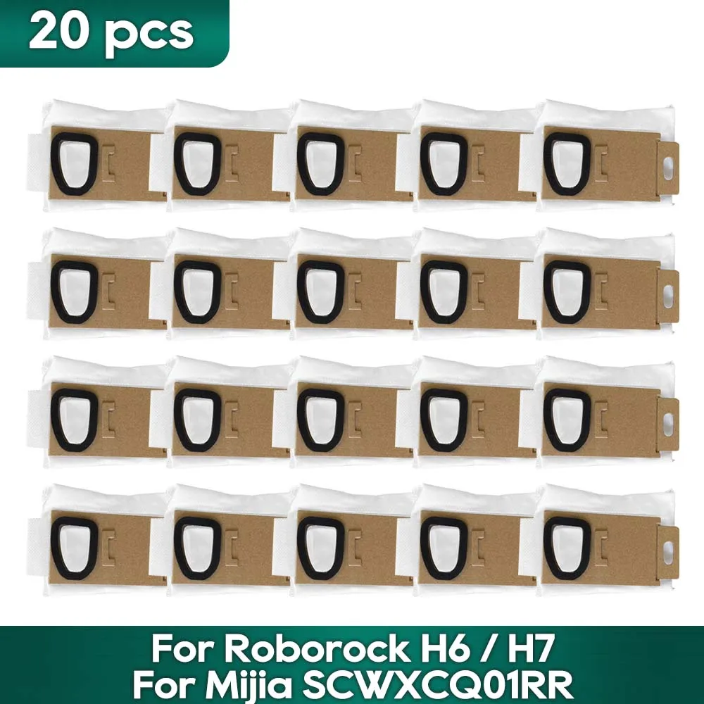 Bolsas de pó para Roborock h7 H6xiaomi Mijia Scwxcq1rr mi Aspirador de Mão Peça de Reposição e Acessório