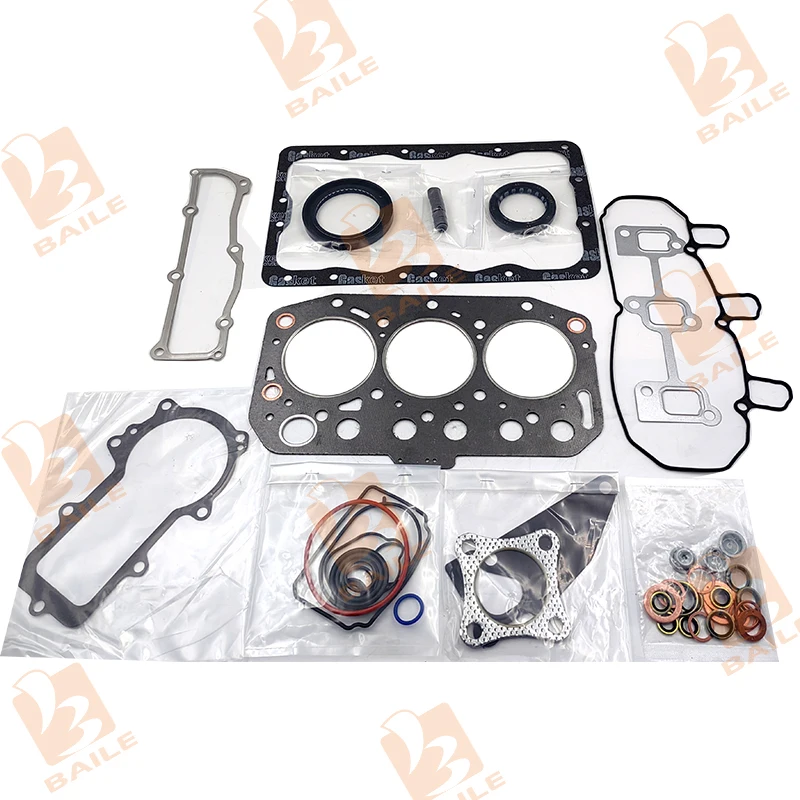 For Yanmar 3TN70 Full Gasket Kit Set Tractor Engine With Cylinder Head Gasket