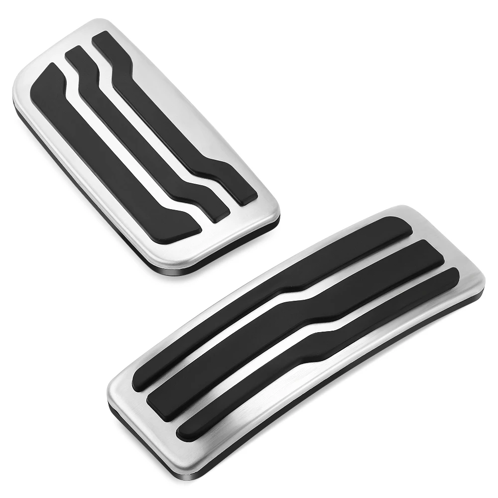 Stainless steel car pedals for Volvo V50 2004-2012 accelerator brake no drilling pedal cover