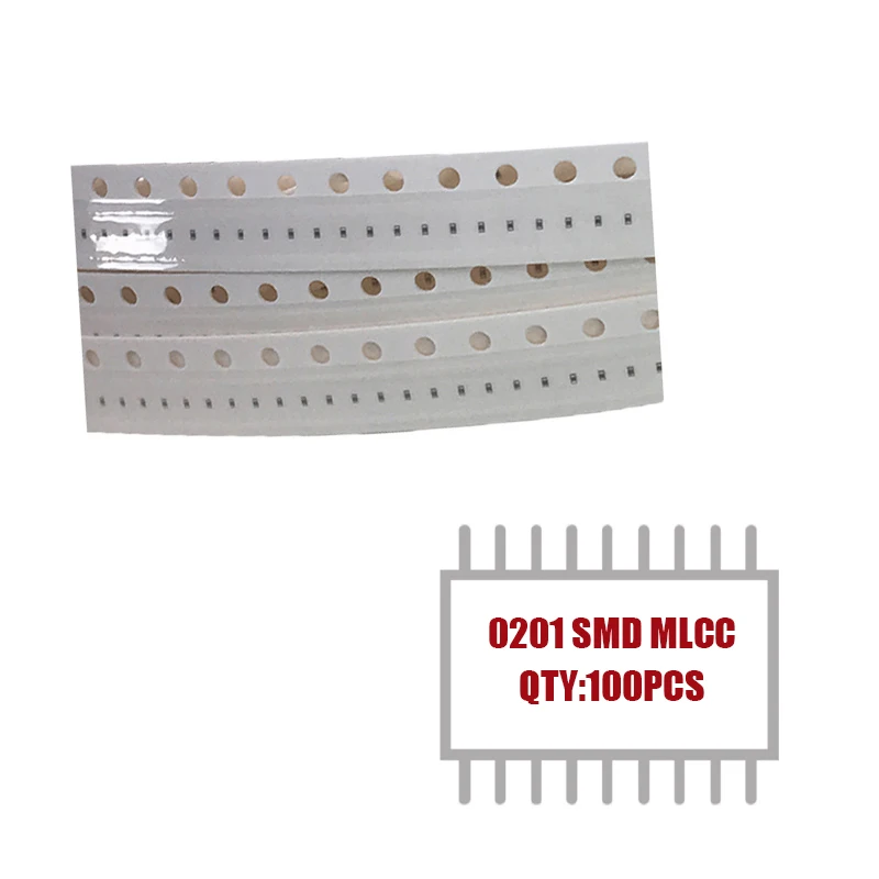 MY GROUP 100PCS 0201 X7R SMD 4V 680pF  MLCC Ceramic Capacitor in Stock