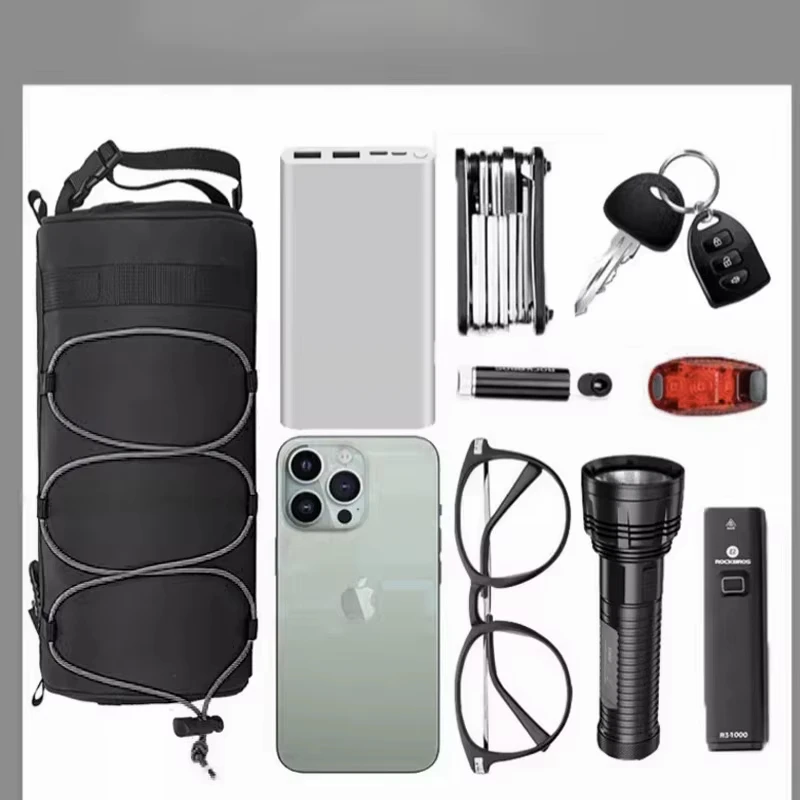 Bike Bag Bike Front Bag Bicycle Storage Outside Multifunction Riding Mountain Bike Front Accessories
