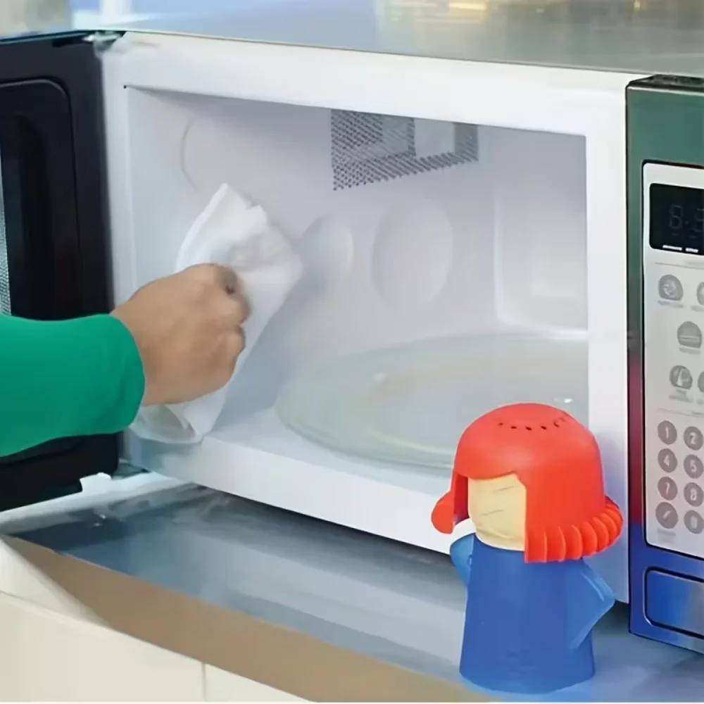 Description Picture 4 of itemMicrowave cleaner, high-temperature steam cleaner, refrigerator deodorizer, easy to clean. Add vinegar and water to fresh steam