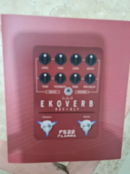 FLAMMA FS22 Ekoverb Dual Reverb Delay Pedal with Freeze and Trail