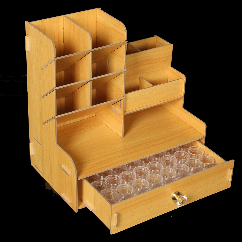 Storage Box Diamond Painting Accessories Diamond Painting Storage Box Diamond Painting Tool Set Wood Drawer Holder DIY Diamond Painting Accessories Tools Beads Container Kits Storage Organizer Stone Storage Convenience Box storage box diamond painting accessories diamond painting storage box diamond painting tool set