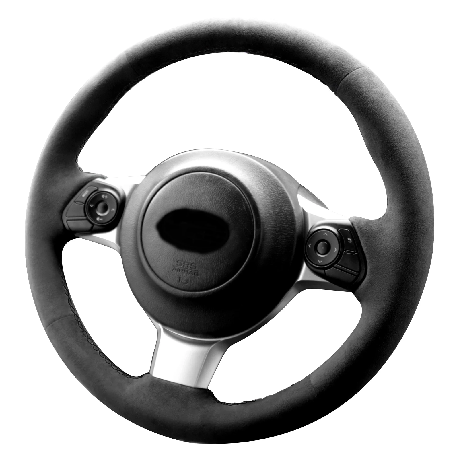

Alfanxi Hand Stitch Alcantara Steering Wheel Cover Compatible with Subaru BRZ 2016-2022