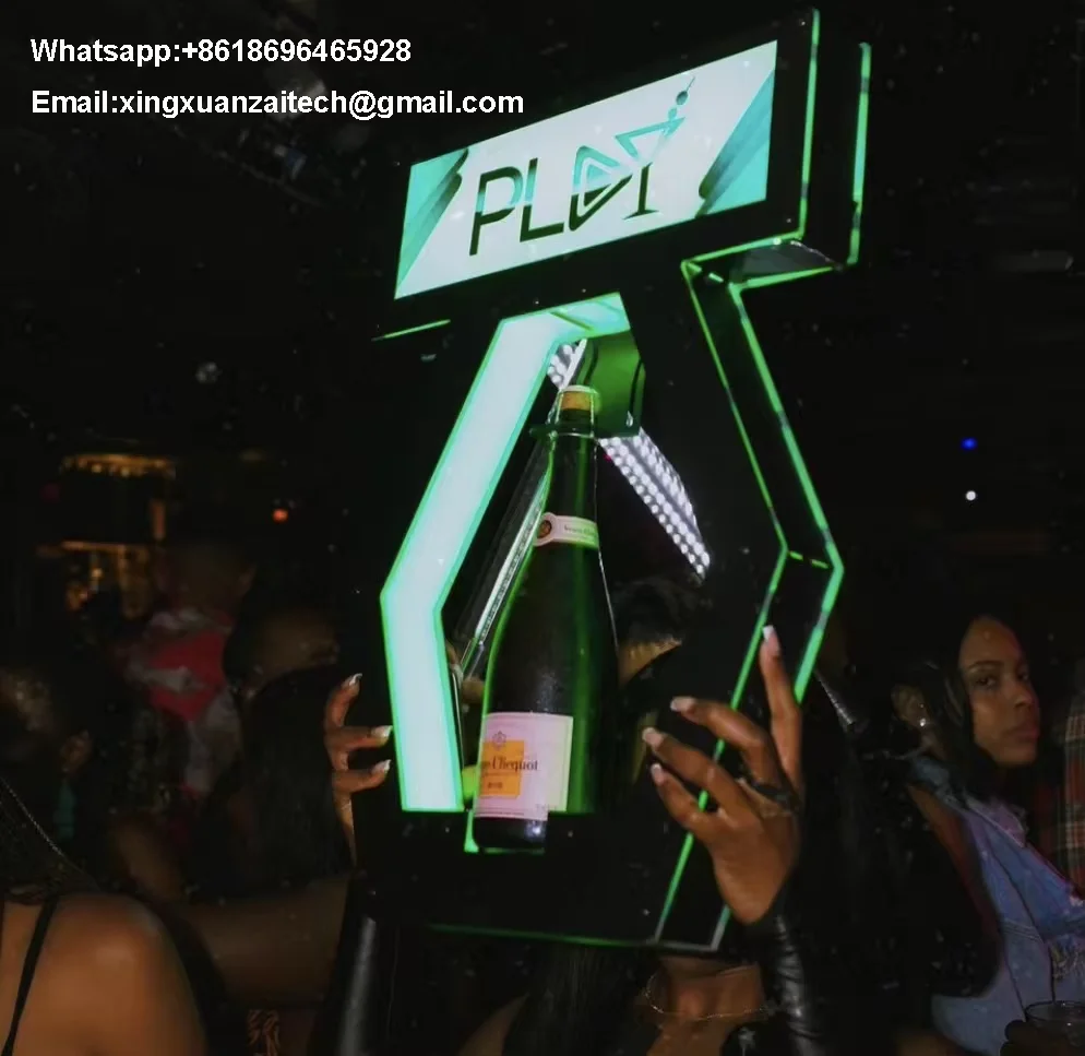 LED BOTTLE PRESENTER FOR LOUNGE NIGHTCLUB WEDDING EVENTS
