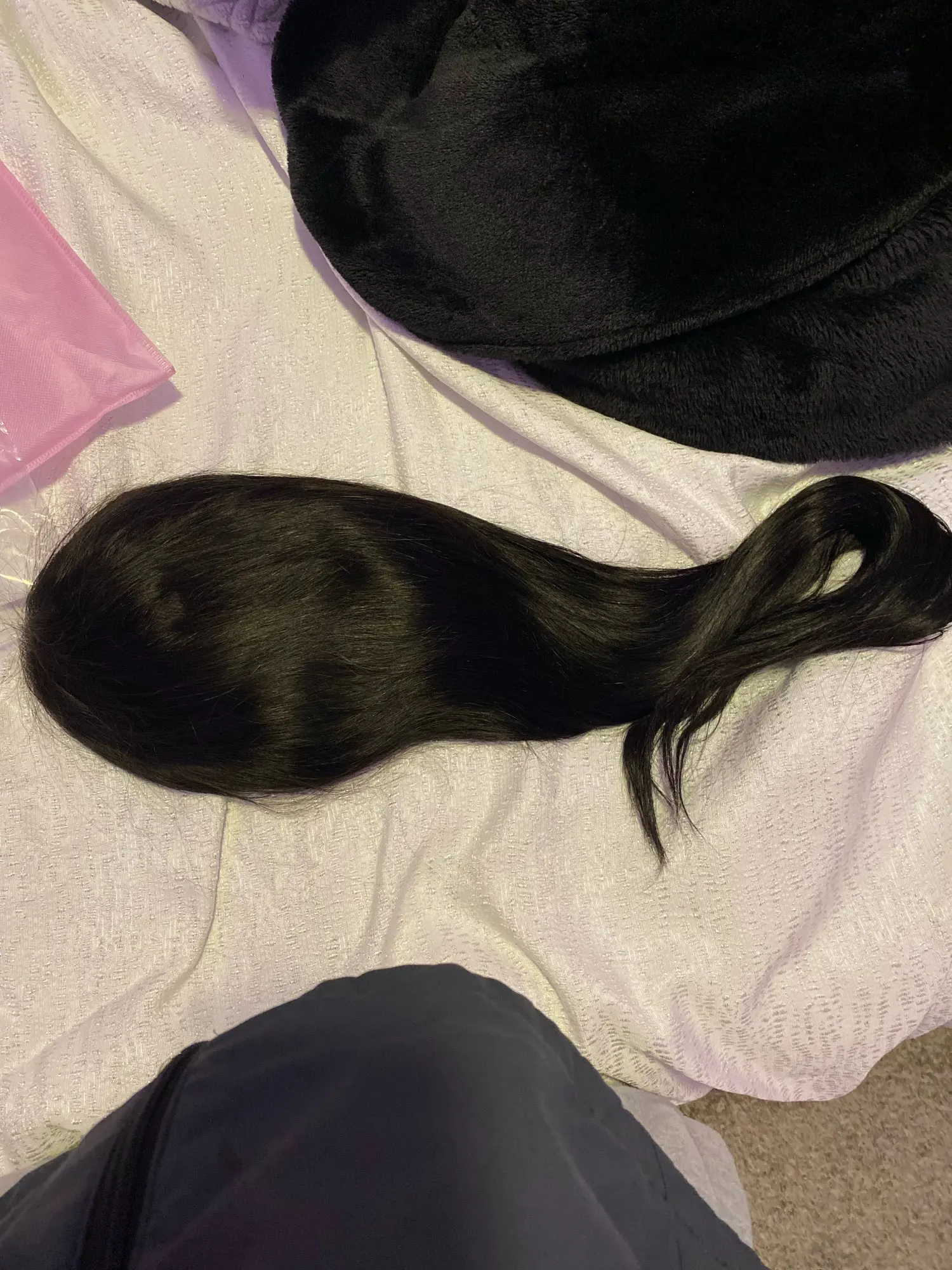 Brazilian Straight HD Lace Wig – 220 Density – One Size photo review